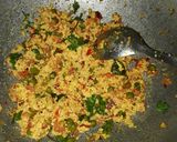 A picture of step 1 of Paneer bhurji kachori.