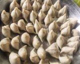 A picture of step 6 of Chana Dal Samosa.