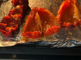 Pimientos asados con salsa de tomate casera de “Carmencita” mi madre❤️❤️❤️
