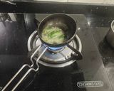 A picture of step 4 of Kadhi Chawal.