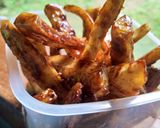 Foto langkah ke 5 dari resep Pisang Goroho Goreng Garo Gula / Stik Pisang  gula merah.