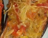 Une image de l'étape 9 de Barquette d'aubergines et de poivrons rouges.