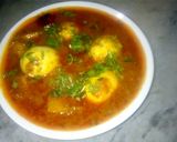 A picture of step 5 of Egg potato qorma.