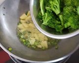 A picture of step 3 of Broccoli Potato Matar ki Sabji.