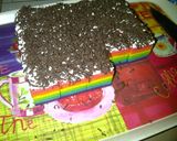 Foto langkah ke 2 dari resep Rainbow Cake Potong Cream.