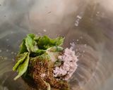 A picture of step 1 of Rose Mocktail.