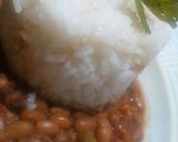 A picture of step 5 of Rice and beans.