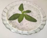 A picture of step 3 of Hung curd Bathua dip (chenopodium & hung curd dip).