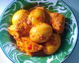 Foto langkah ke 5 dari resep Telur Tahu Bumbu Rujak.