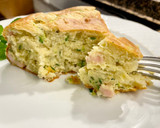 Foto del paso 17 de la receta: Pastel salado con calabacín, pavo y queso