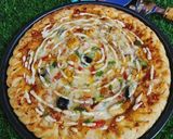 A picture of step 7 of Cheesy Bites Petals Pizza 🍕🍕.