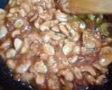 A picture of step 3 of Dryfruits chikki.