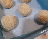 Foto del paso 6 de la receta: Croquetas de peus de porc,bechamel de ceps y carpaccio gambas