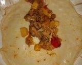 A picture of step 6 of Chicken crepes.