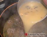 Γιουβαρλάκια σούπα, με καυκαλήθρες και σχοινόπρασο φωτογραφία βήματος 16