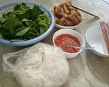 Hình bước làm 5 của món Bún chả giò