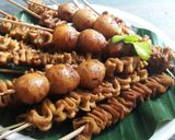 Foto langkah ke 9 dari resep Sate Usus Telor Puyuh ala angkringan.