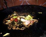 A picture of step 6 of Mash daal fry.