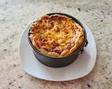Foto del paso 7 de la receta: Quiche de gambas, puerros y calabacín