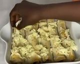 A picture of step 4 of Chicken tortilla rolls.