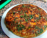 Foto del paso 3 de la receta: Tortilla de espinacas y boniato 🥬🍠