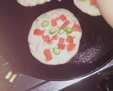 A picture of step 3 of Semolina with vegeies pancakes.