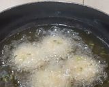 A picture of step 3 of Sago pearls vada / fritters (vrat / fasting recipe).