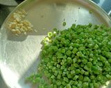A picture of step 1 of French Beans ki sabzi (fansi dhokli nu shaak).