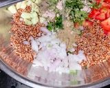 A picture of step 7 of Sprouted ragi salad.