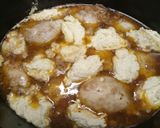 A picture of step 5 of Chicken and dumpling casserole.