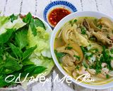 Hình bước làm 2 của món Bún sườn bò bò tái