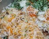 A picture of step 9 of Mutton biryani.