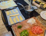 A picture of step 2 of Vegan Zucchini Lasagna.