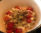 A picture of step 3 of Mediterranean Inspired Chicken Stew with Olives, Tomatoes & Potatoes.