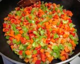 A picture of step 4 of Multicolored Beans with Rice.