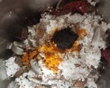 A picture of step 3 of Crispy Dosa with broken egg curry.