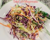 Hình bước làm 4 của món Salad sốt Bơ đậu phộng và sốt Mayonnaise