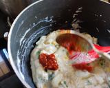 A picture of step 2 of Schezwan pasta.