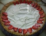Foto del paso 5 de la receta: Tarta de frutillas y chantilly con espejo de frambuesas