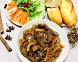 Hình bước làm 4 của món Phá Lấu Bò