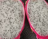 A picture of step 1 of Dragon Fruit Sago Rose Dryfruits Dessert - Fusion Fasting Healthy Dessert.