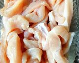 A picture of step 1 of Chicken Shawarma.