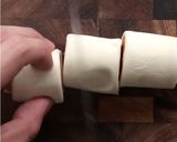 A picture of step 2 of Pigs In a blanket.