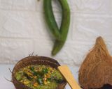 A picture of step 4 of Turai ke chilke ki chutney.