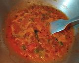 A picture of step 4 of Bread Upma.
