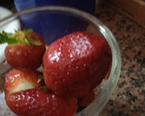 Foto del paso 1 de la receta: Mousse de frutillas 🍊🍓🍓🍓🍊🍊🍊🍊
