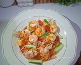 Foto langkah ke 6 dari resep Salad Udang Khas Brunei Darussalam.