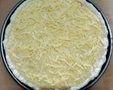 รูปขั้นตอนการทำที่ 4 ของ 🍕พิซซ่าไก่บาร์บีคิวซอสเนยกระเทียม homemad pizza/homemade barbecue chicken pizza butter garlic sauce