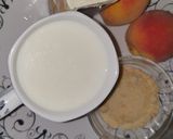 A picture of step 1 of Rich And creamy peach shake.