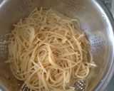 Foto del paso 1 de la receta: Tallarín Salsa blanca con pollo a milanesa